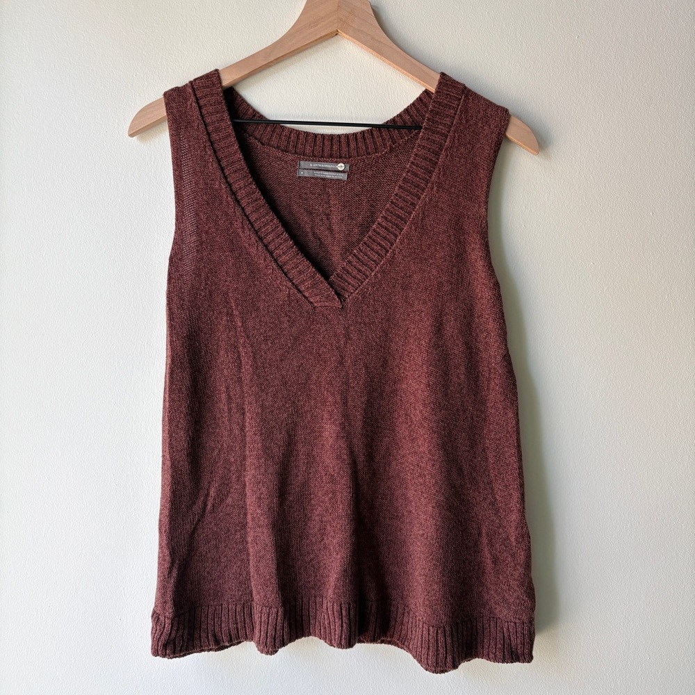 Anthropologie Camilla V-Neck Sweater Tank